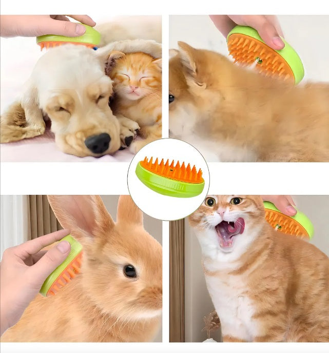 CEPILLO DE VAPOR 3 EN 1 PARA MASCOTAS